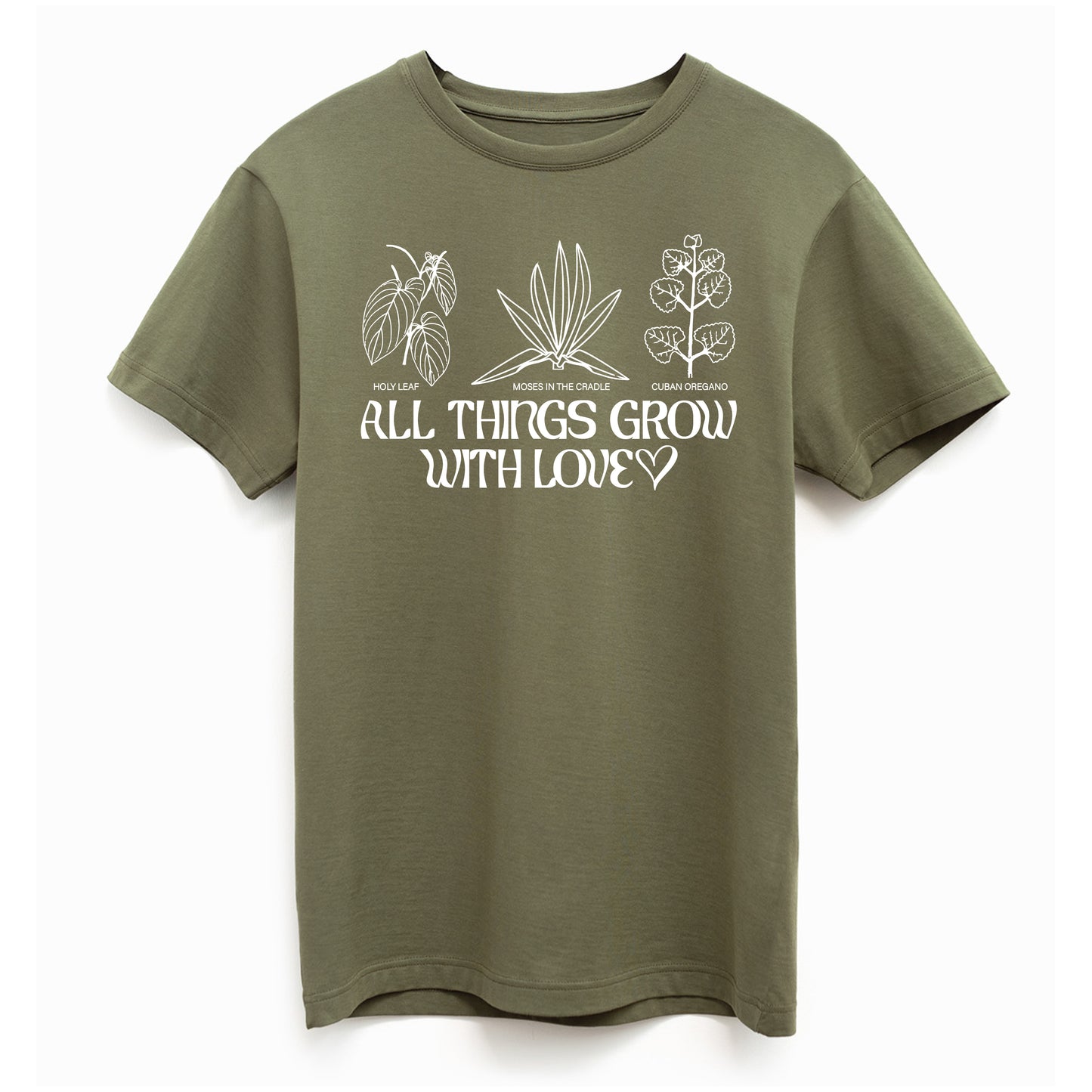 "All Things Grow With Love" Supima Cotton Shirt